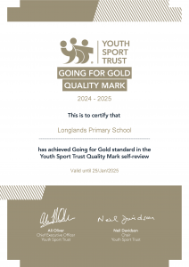 Longlands Primary School | Youth Sport Trust Gold Award