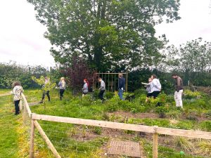 David Domoney Visits Longlands School Social Farm and Eco Allotment