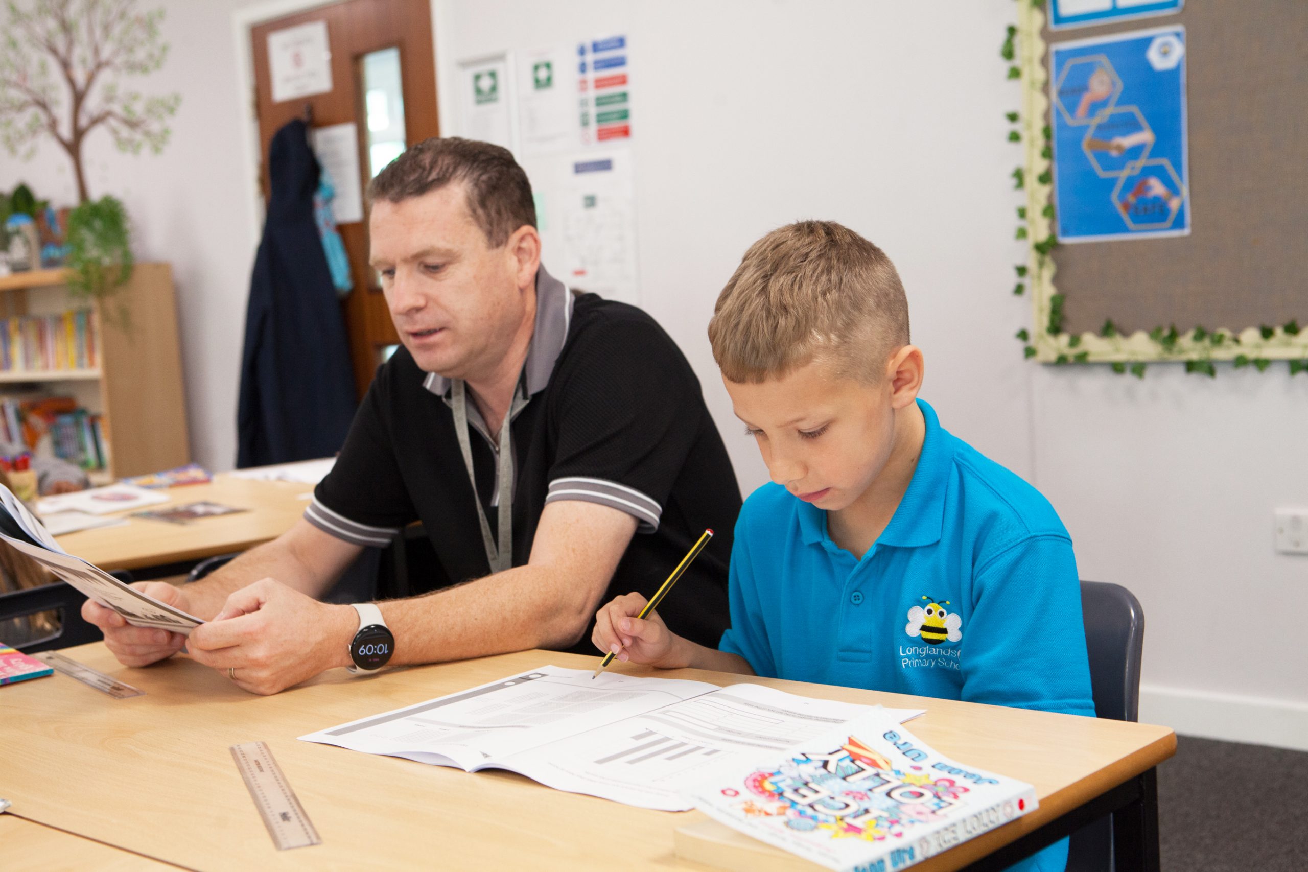 Reading at Longlands Primary School