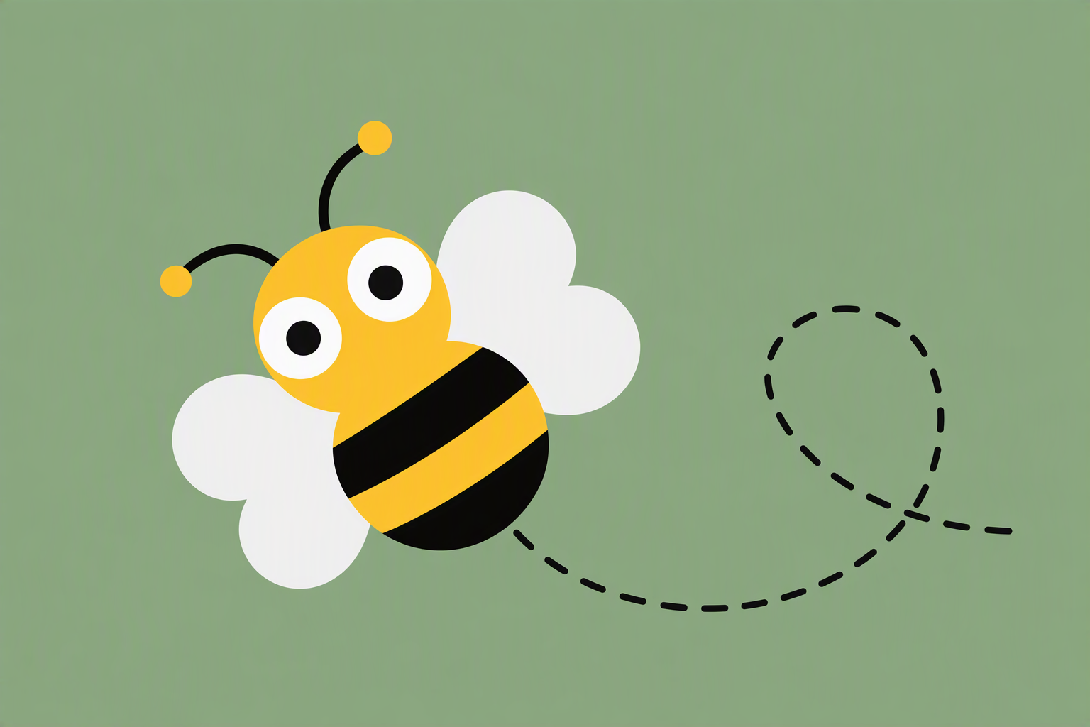A friendly bee reminding children that they matter.