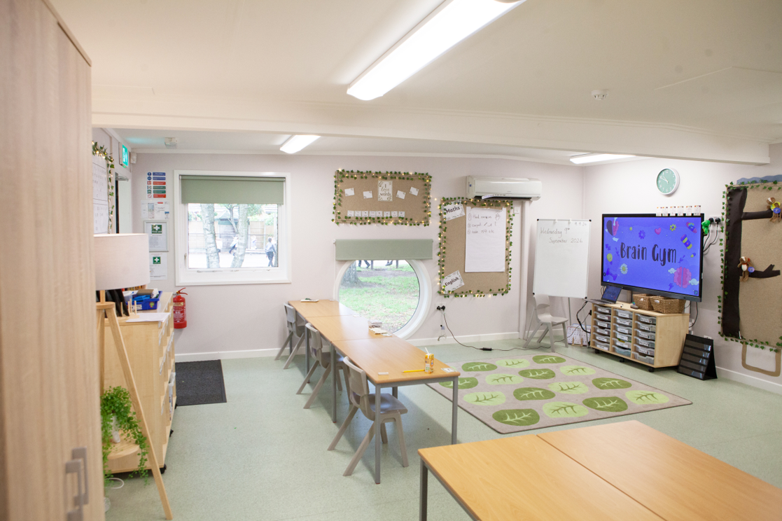 The Meadow classroom and learning environment.
